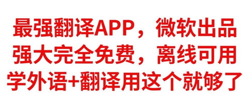 最強學(xué)習(xí)翻譯助手 微軟出品，完全免費，離線可用